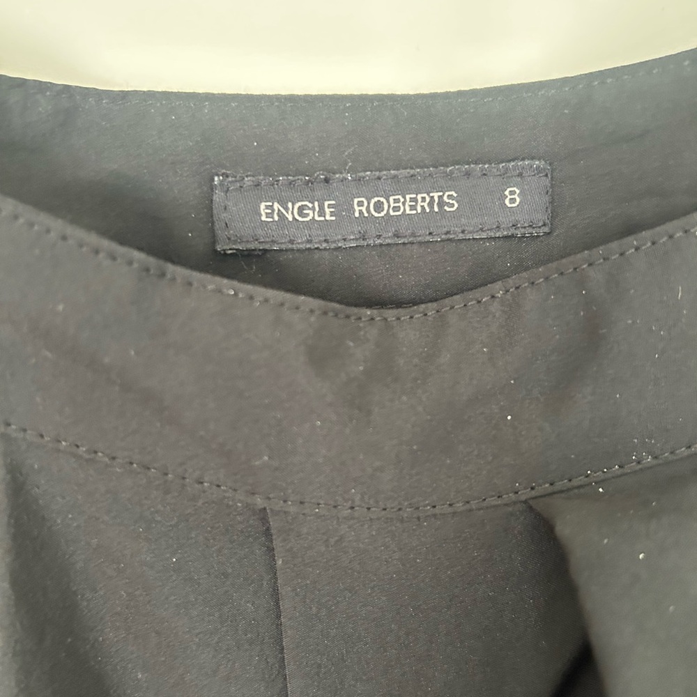 Elegant Black Pleated Skirt by Los Angeles Designer, Engle Roberts Size 8 NWT - Picture 3 of 5